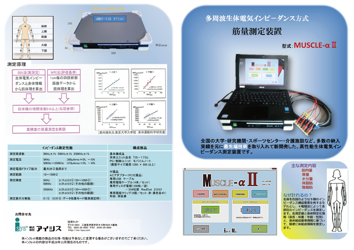 MUSCLE　筋量測定装置